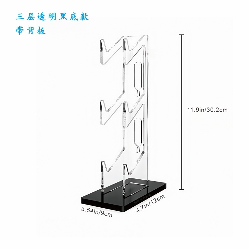 Picture of Acrylic Game Handle Display Stand PS4 Wireless Transparent Desktop Headset Hanger PS5 Universal Handle Bracket