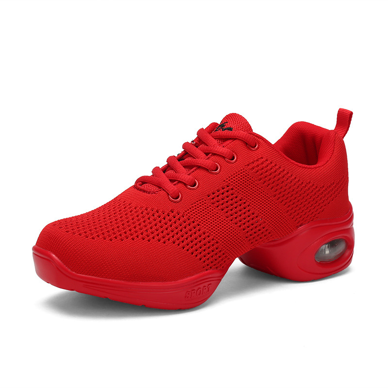 Picture of New Summer Dance Shoes, Breathable Fly-Woven Mesh Modern Dance Shoes, Adult Square Dance Shoes, Soft-Soled Women's Dance Shoes
