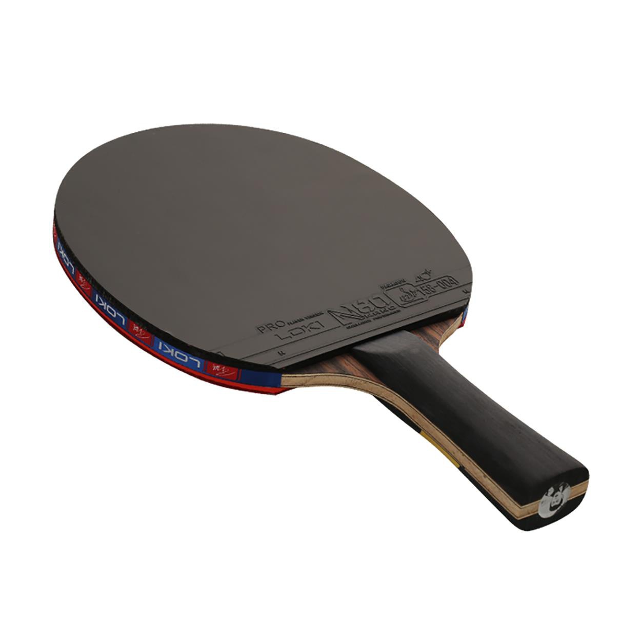 Picture of LOKI Raytheon table tennis racket single racket 1 professional competition level horizontal racket straight racket table tennis six-star finished racket
