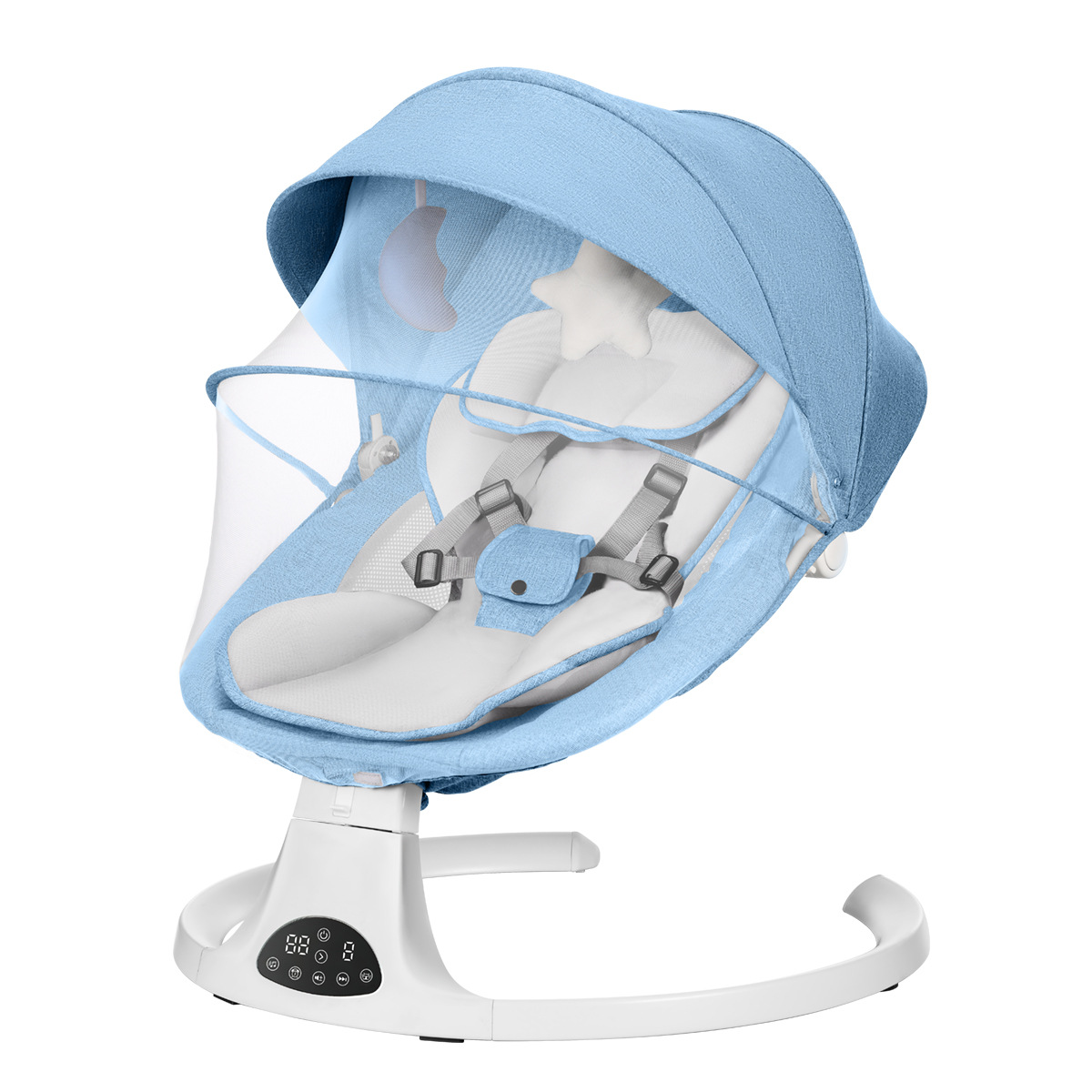 Picture of Baby rocking chair coax baby artifact baby comfort cradle newborn coax sleep rocking chair crib manufacturers