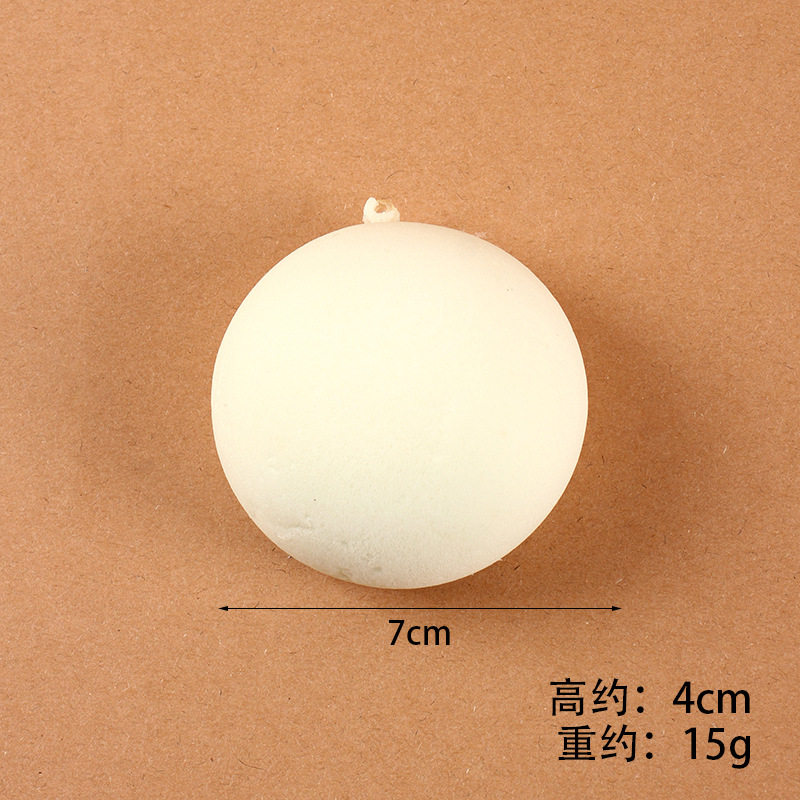 Picture of PU slow rebound simulation steamed buns dumplings flower roll model fake food food decompression pinch music toys