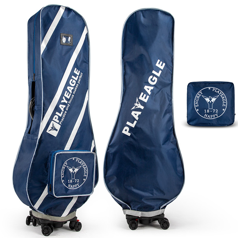 Picture of [Hot sale] aircraft air bag travel carrier bag rain cover poncho foldable PE golf bag cover