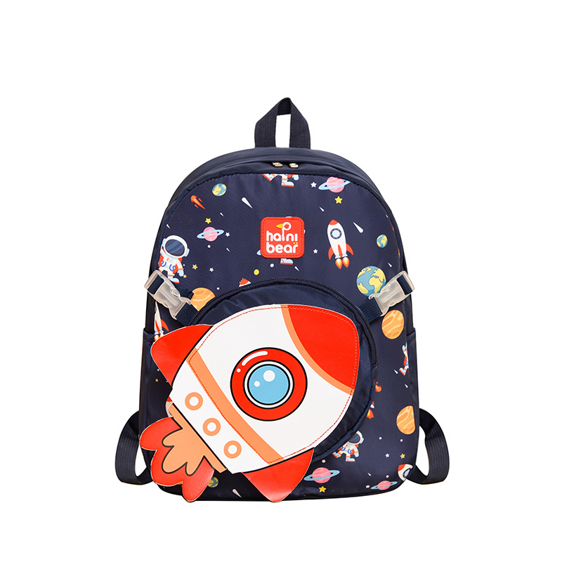 Picture of New Schoolbag for Primary School Students Large Capacity Trendy Decomposable Small Bag Soccer Rocket Printed Backpack for Boys and Girls