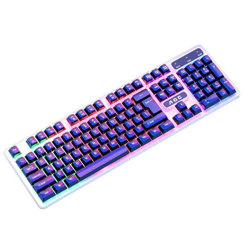 Picture of Aoc Keyboard Km100 Wired Game Luminous Desktop Computer USB Peripherals Notebook Office