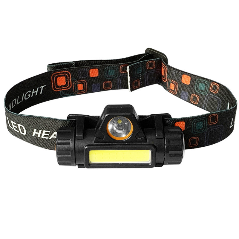 Picture of Multi-function USB interface charging headlight COB outdoor emergency headlight 18650 battery fishing light