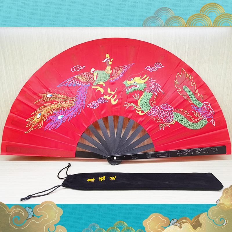 Picture of Tai Chi Kung Fu Fan Aluminum Magnesium Alloy Fan Performance Fan Morning Exercise Fan Hands Fan Tai Chi Fan Factory Direct Fan Folding Fan