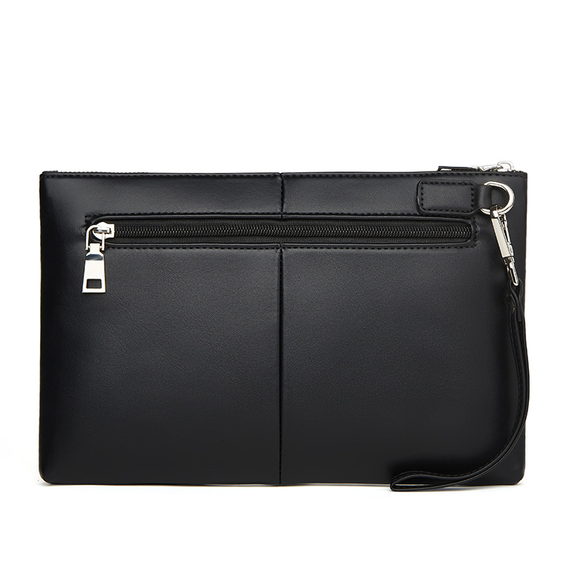 Picture of Men's Clutch Pu Leather Clutch Soft Surface Waterproof Business Mobile Phone Bag Armpit Bag Popular Portable Portable
