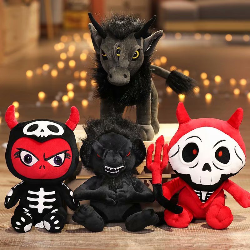 Dark plush toy doll fantasy lightning doll cartoon anime peripheral cool pentagram elephant rabbit