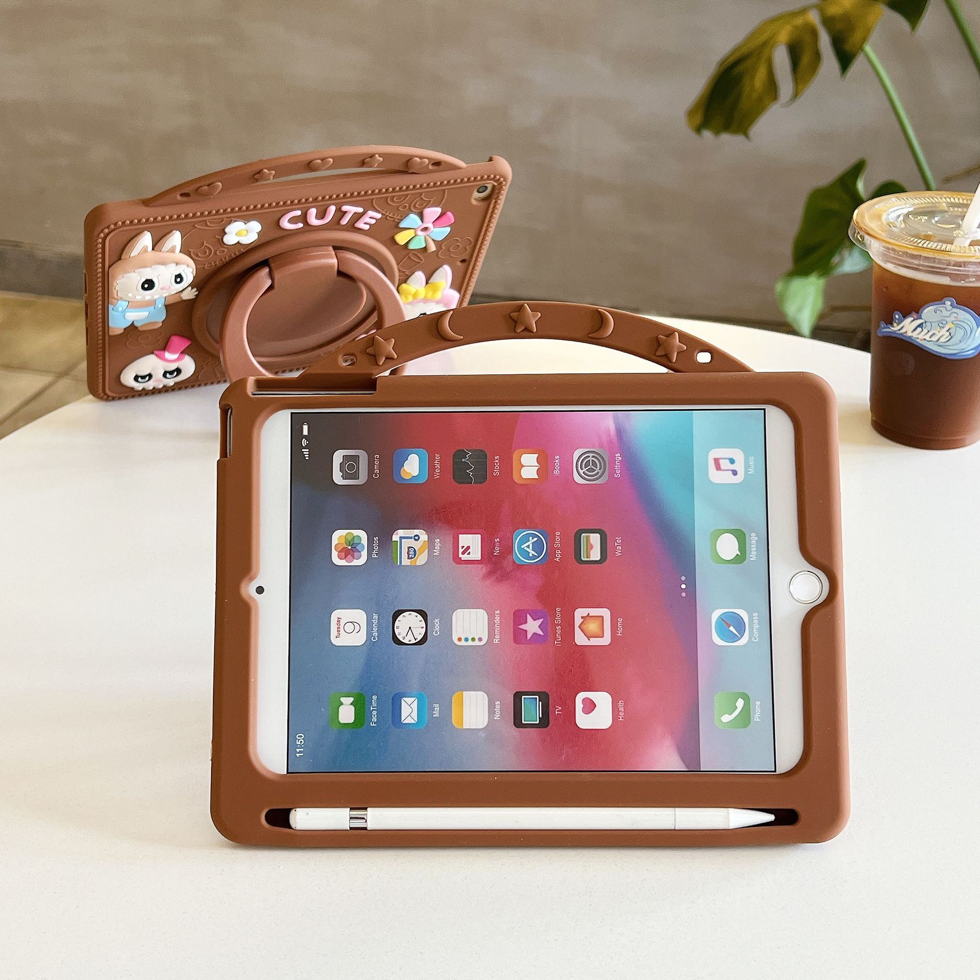 Picture of Ipad10 Protective Case Ipadpro11 Cartoon 10.2 Silicone Air5 Cute 9.7 Satchel Labubu Mini67