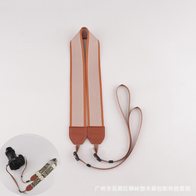 Picture of in stock Camera Shoulder Strap Decompression Camera Strap Hanging Neck Jacquard Camera Strap Various Types Universal Camera Strap
