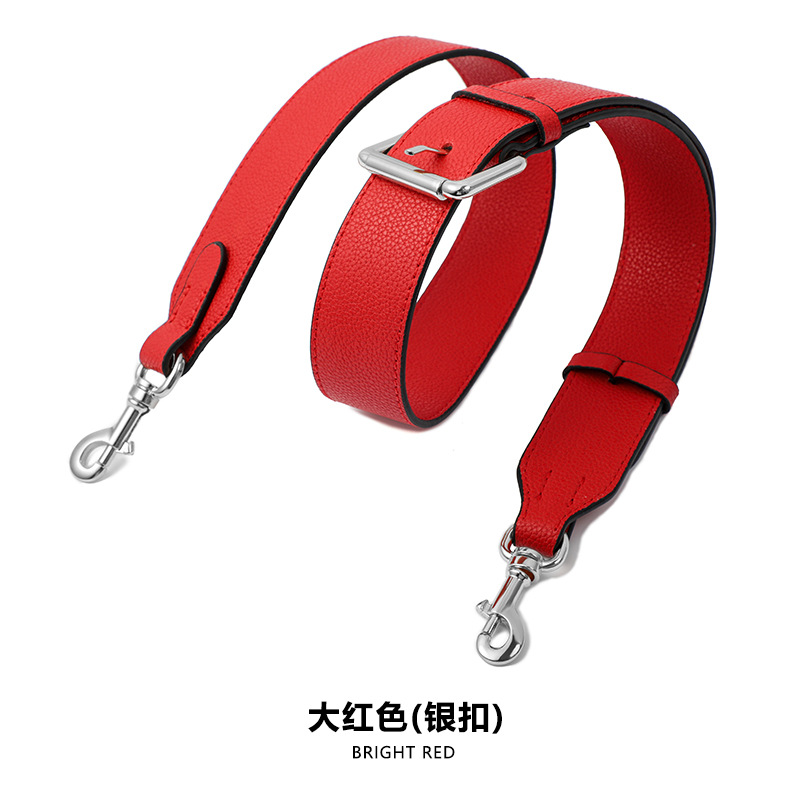 Picture of Ma Huangshi MHS-A-9 Litchi-grain Cowhide Bag Replacement Strap Dionyor Bag Long Shoulder Strap All-match Wide Shoulder Strap
