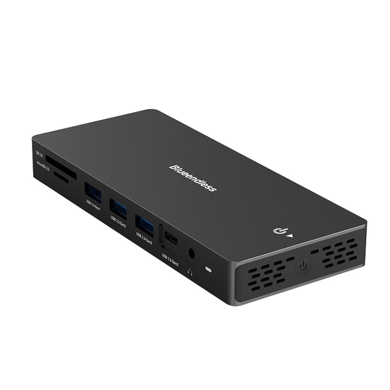 Picture of 8k30hz docking station type-c multi-screen display hdmi2.1/dp1.4 notebook docking station USB splitter