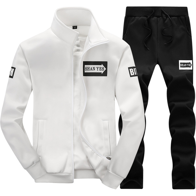 Picture of New Spring and Autumn Men's Outdoor Sports Leisure Suit Men's Foreign Trade Cross-border Running Training Suit Two Men's Clothing