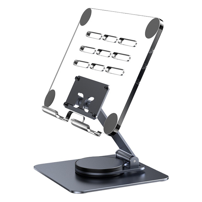 Tablet stand aluminum alloy desktop mobile phone stand lazy Ipd TikTok live broadcast computer all metal stand wholesale