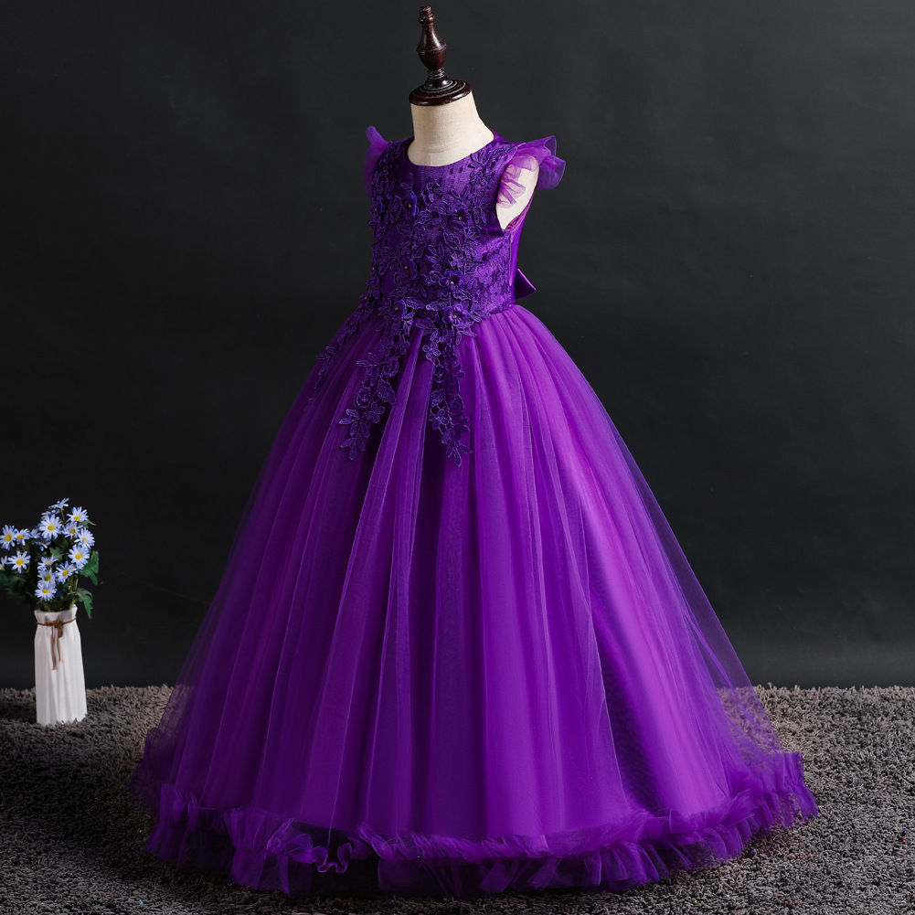 Picture of New Explosions Girls Dress children's Wedding Dress Flower Princess Dress Dress children's Dress children