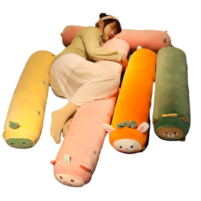 Picture of Down Cotton Animal Transformation Fruit Long Pillow Girl Heart Bed Sleeping Pillow Girlfriend Removable and Washable