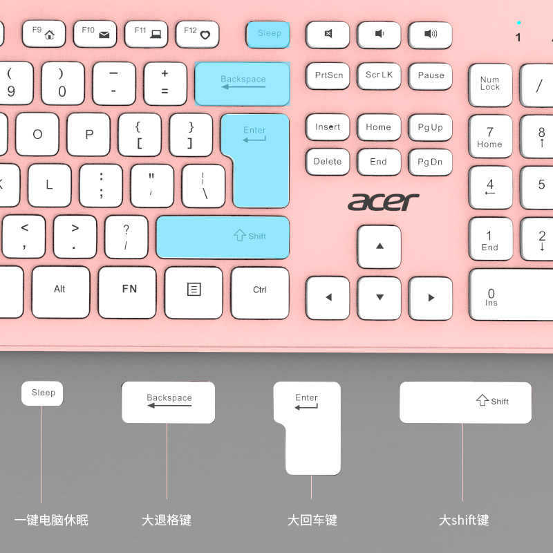 Picture of OAK920 Wired Keyboard Mouse suit Office Home Game Desktop Notebook Keyboard Mouse USB External Play
