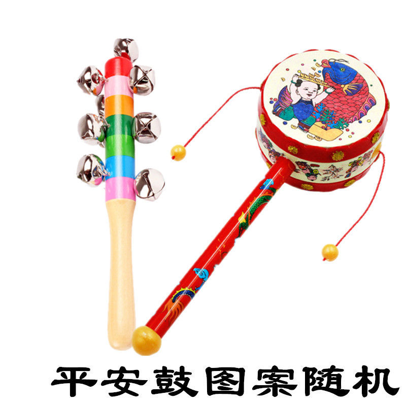 Picture of Newborn baby sand hammer rattle early education puzzle hand bell baby grip training toys 0-6-8-12 months children