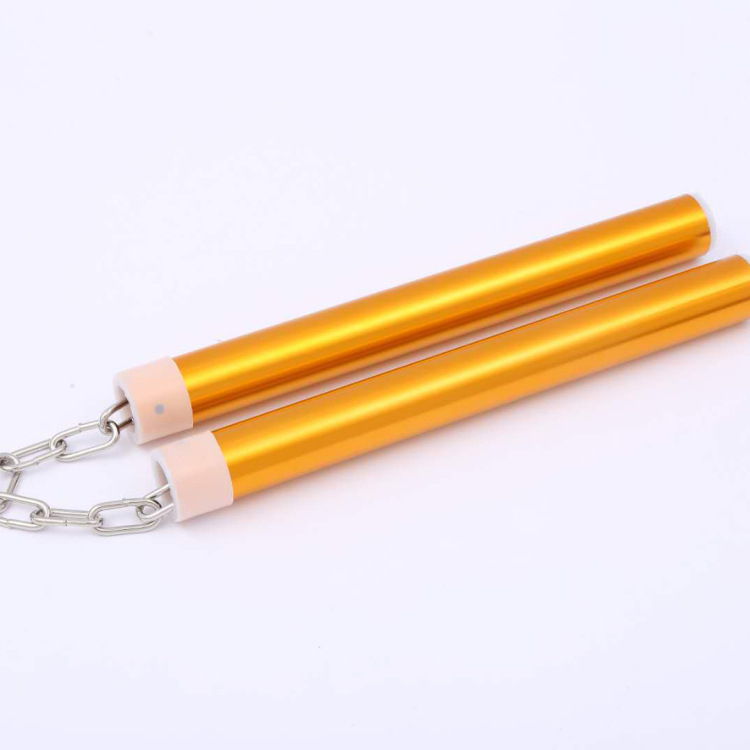 Picture of Factory wholesale aluminum alloy nunchakus ribbon aluminum alloy nunchakus children training nunchakus performance nunchakus