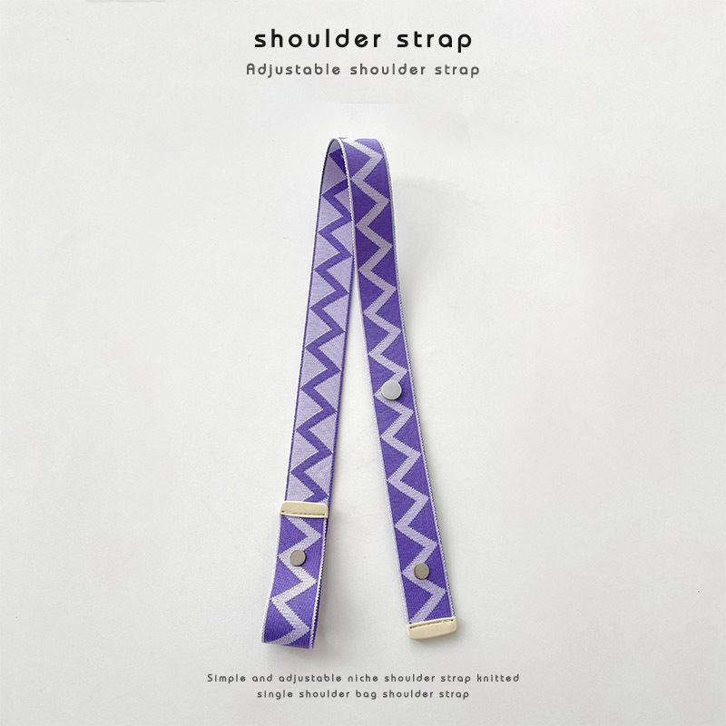 Picture of Adjustable Bag Strap Niche Design Knitted Shoulder Bag Crossbody Bag PU Leather Handbag Shoulder Strap Replacement Accessories