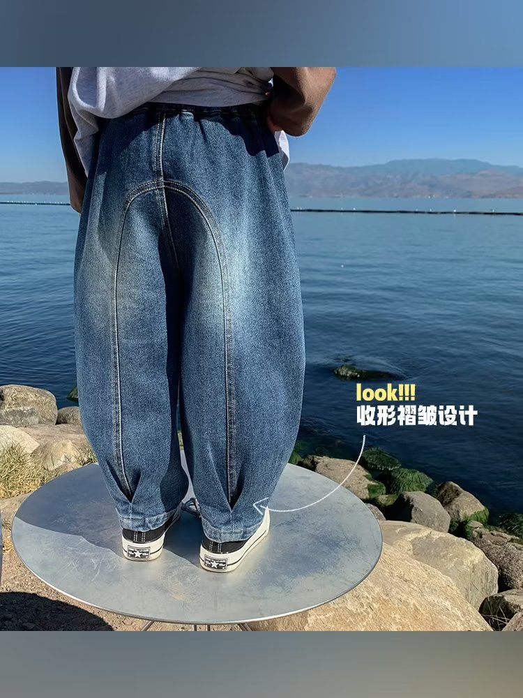 Picture of Children's Wear Boys Jeans 2023 New Spring and Autumn Casual Simple Loose Children's Casual Pants Little Boy's Trousers