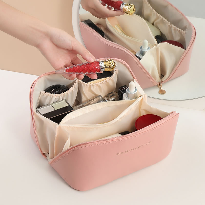 Picture of 2024 New Large Capacity Internet Celebrity Organ Pillow Cosmetic Bag Portable Outing Storage Toiletries Bag Fashionable
