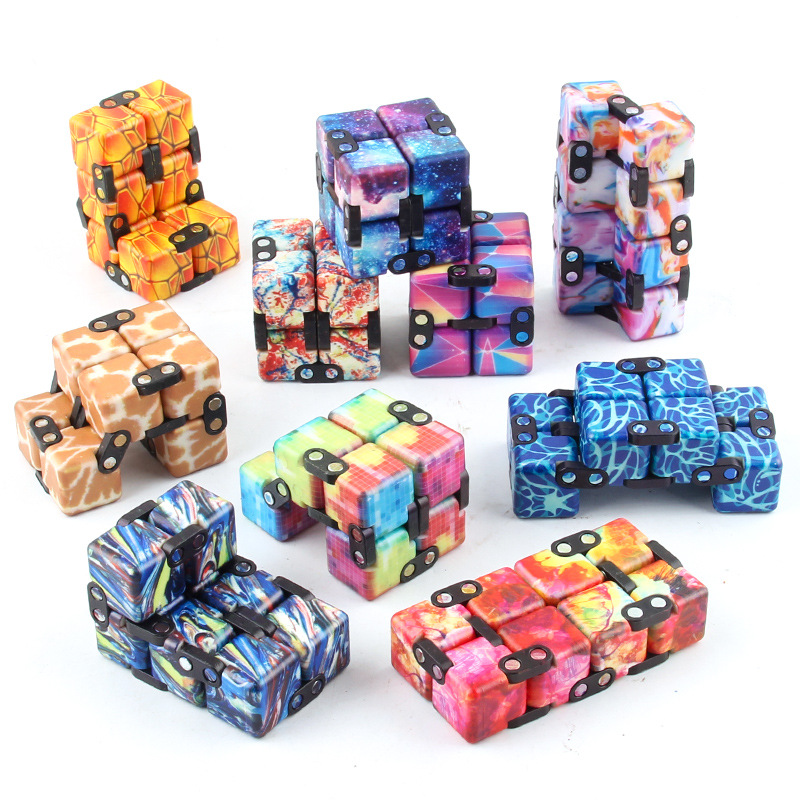 Picture of Source manufacturers infinite Rubik's Cube uv printing infinite folding decompression Rubik's Cube new strange fingertip toy second-order Rubik's Cube