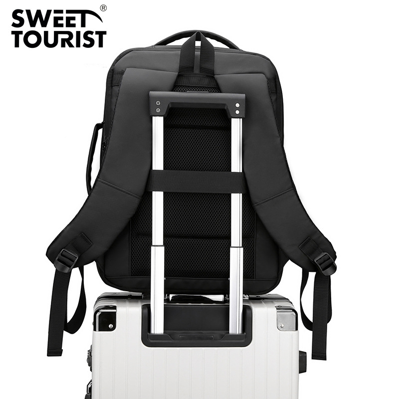 Picture of Backpack Men's Water-repellent 15.6-inch Computer Bag Lightweight Travel Backpack Casual Outdoor Women's Laptop Backpack