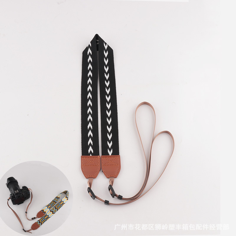 Picture of in stock Camera Shoulder Strap Decompression Camera Strap Hanging Neck Jacquard Camera Strap Various Types Universal Camera Strap