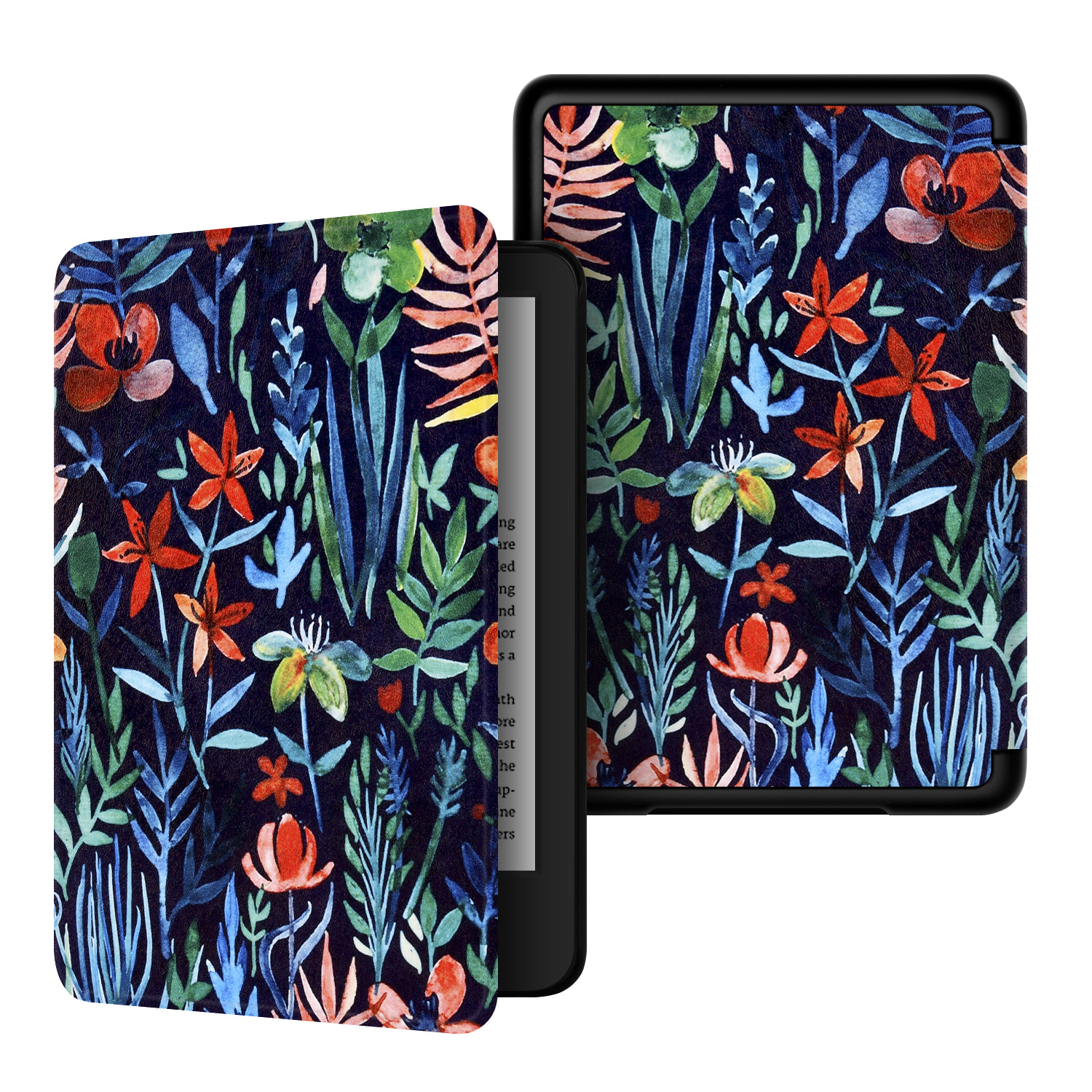 Picture of Spot Suitable for Kindle Protective Case 2016 Entry Version 558 Silk Pattern Painted Protective Case Migu X Leather Case