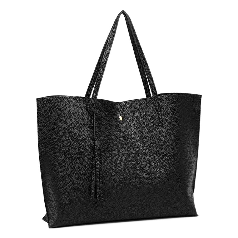 purse manufacturers new shopping bag Korean fashion women's bag tassel simple shoulder bag large capacity tote bag