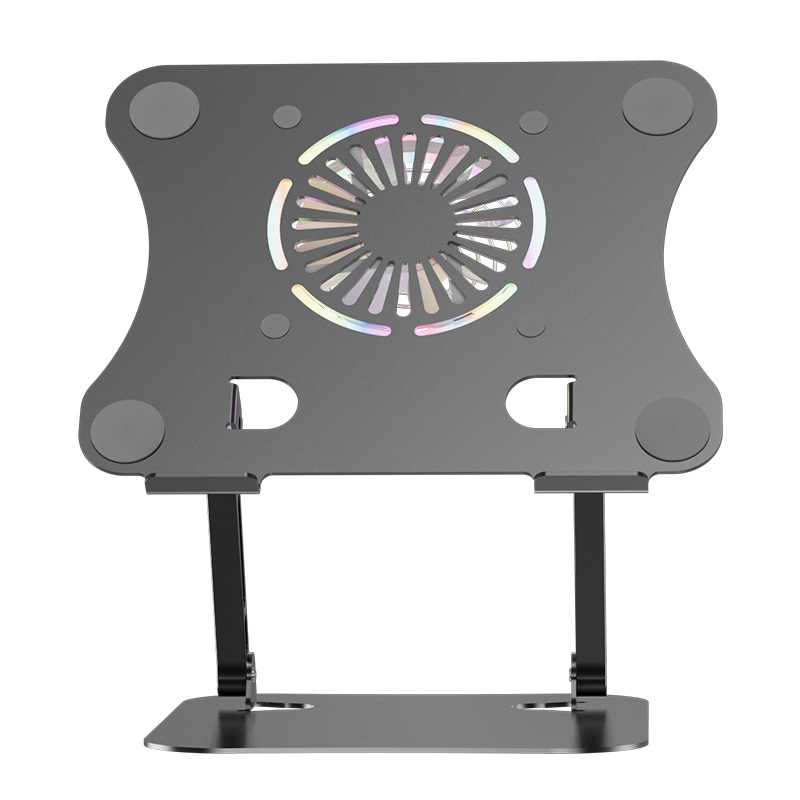 Picture of 360 ° Rotating Laptop Bracket Carbon Steel Folding Desktop Elevated Fan Cooling Laptop Bracket