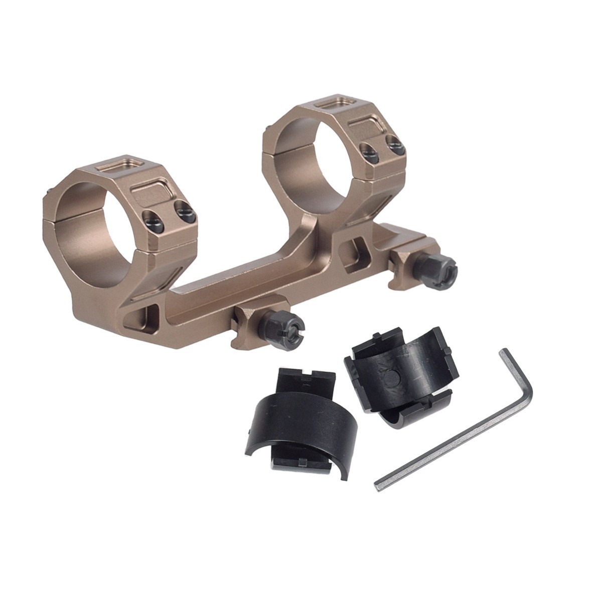 Picture of Factory direct conjoined 30 to 25 bracket 20mm slot sight mirror GE fixture quick release bracket cross-border