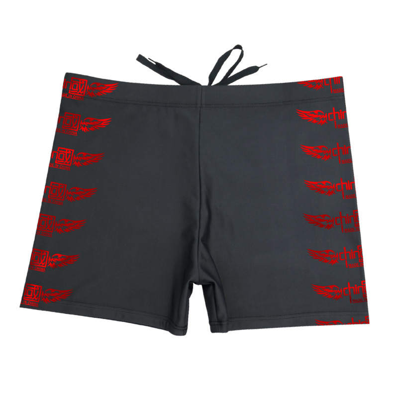 Picture of Factory wholesale boxer swimming trunks men's high waist swimming trunks conservative hot spring beach flame anti-embarrassing sexy tide