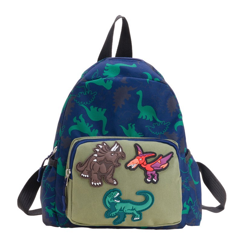 Picture of New Kindergarten Baby Bag Fashion Cartoon Little Dinosaur Boys and Girls Backpack for Going Out Casual Small Backpack for Women