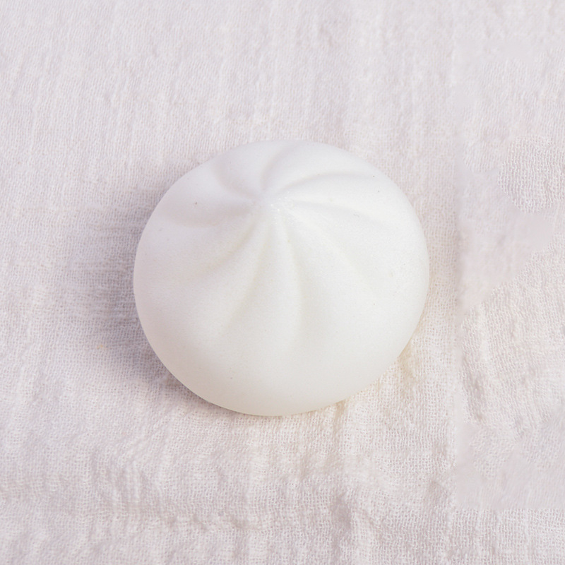 Picture of PU slow rebound simulation steamed buns dumplings flower roll model fake food food decompression pinch music toys