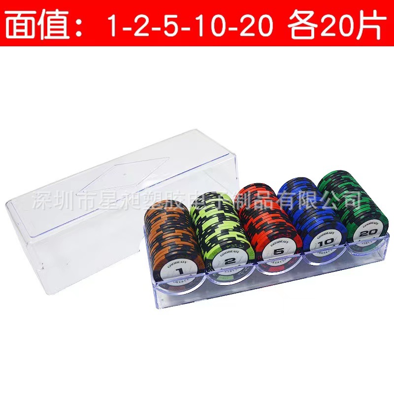 Picture of Mahjong Chips, Chess and Card Room Special Card Chips Coins, Texas Hold'Em Poker Points Coins, Coding Coins for Playing Mahjong and Playing Cards