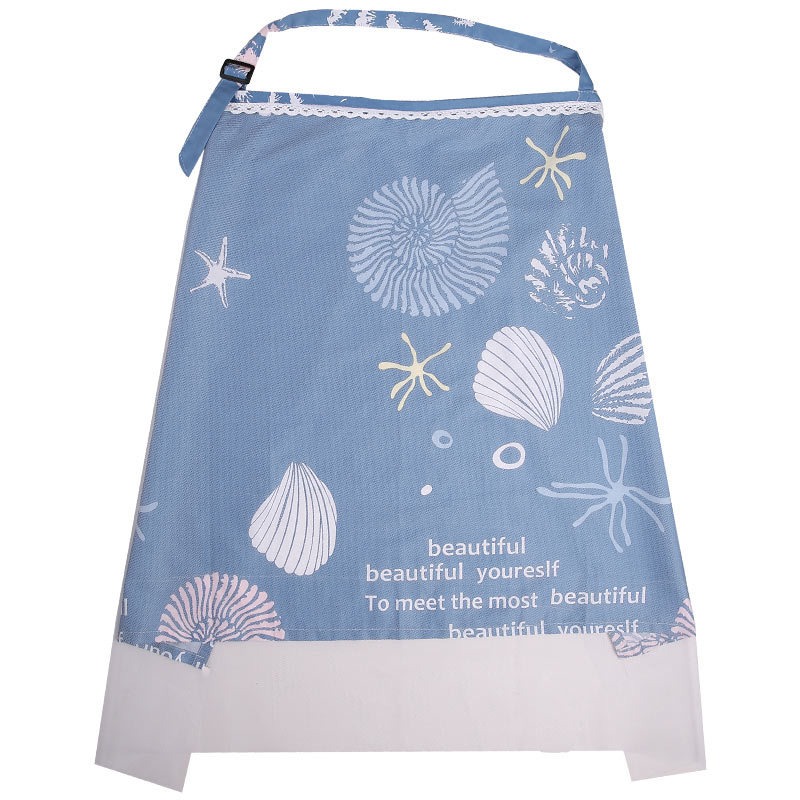 Picture of Cotton nursing towel nursing towel outdoor nursing shawl multi-functional spring, summer and autumn covering towel sling cover cloth anti-exposure