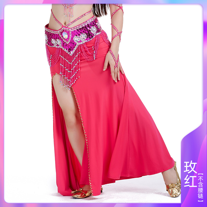 Picture of 700 Beaded Skirt Belly Dance Hot Selling High-end Quality Clothing Skirt Professional Factory First-hand Supply