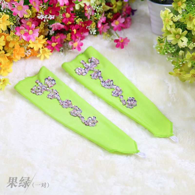 Picture of Children's Swimming Cloth Middle Finger Sleeve Belly Dance Sleeve Bracelet New Style Belly Dance Performance Jewelry Clothing