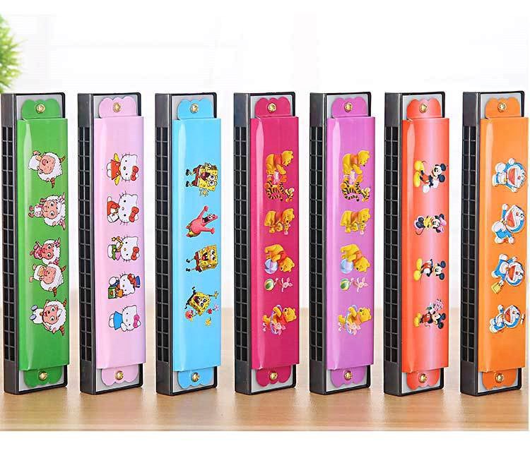 Picture of Factory Direct Sales 24-Hole C Key Harmonica Metal Harmonica Kidsren's Beginner Enlightenment Musical Instrument Educational Early Education Toys