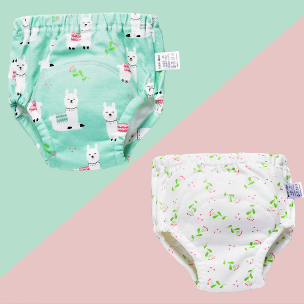 Picture of 2 Boxed Yinxiuli 6 Layer Pure Cotton Baby Training Pants Study Pants Baby Gauze Diaper Pants Baby Supplies