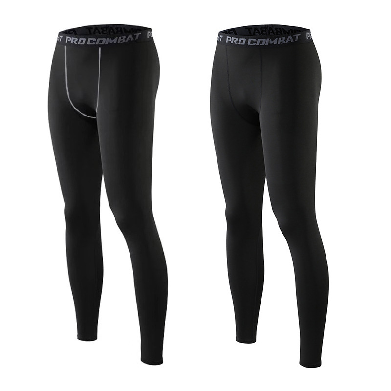 Picture of Sports fitness pants men's running training trousers quick-drying breathable sports leggings basketball stretch sports tights
