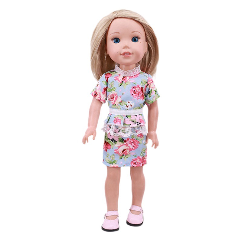 2023 New 14 inch American girl doll accessories dress bjd doll clothes suit in stock wholesale
