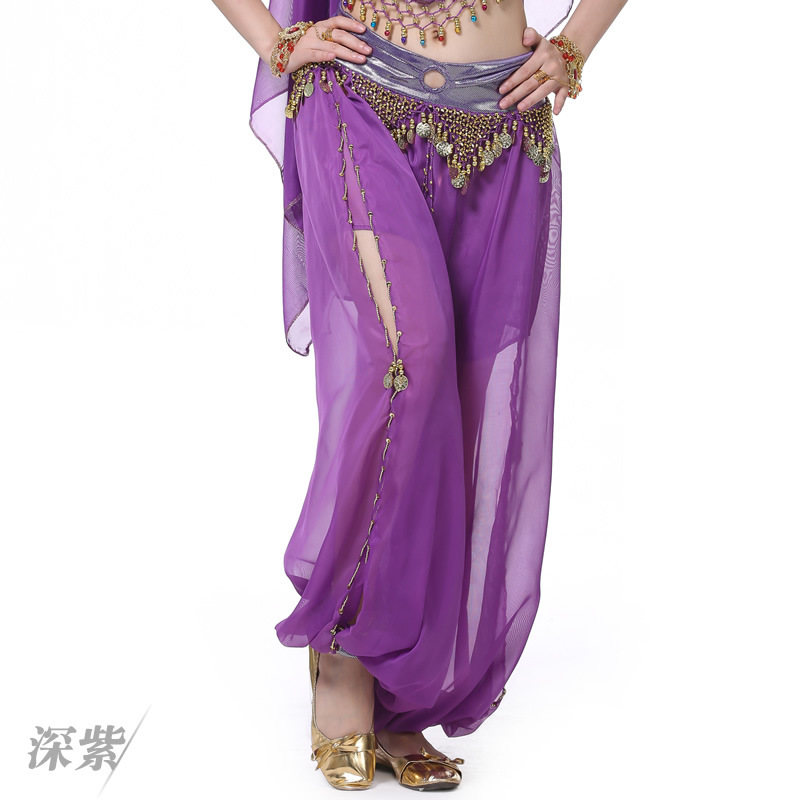 Picture of Dancer Ring Lanterns Belly Dance Performance Dance Pants Belly Dance Pants
