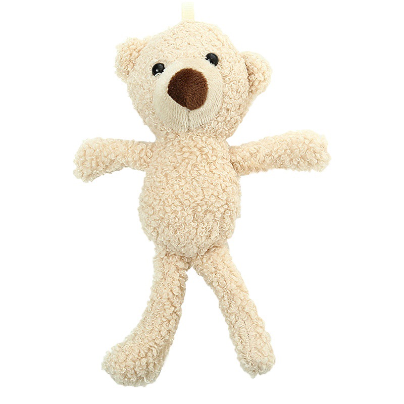 Teddy one-piece bear doll clothing accessories pocket bear doll plush toy keychain bag pendant toothpick bear