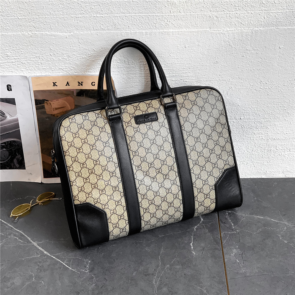 2025 new Korean version of men's briefcase business office bag j'y casual handbag men's bag a generation of hair