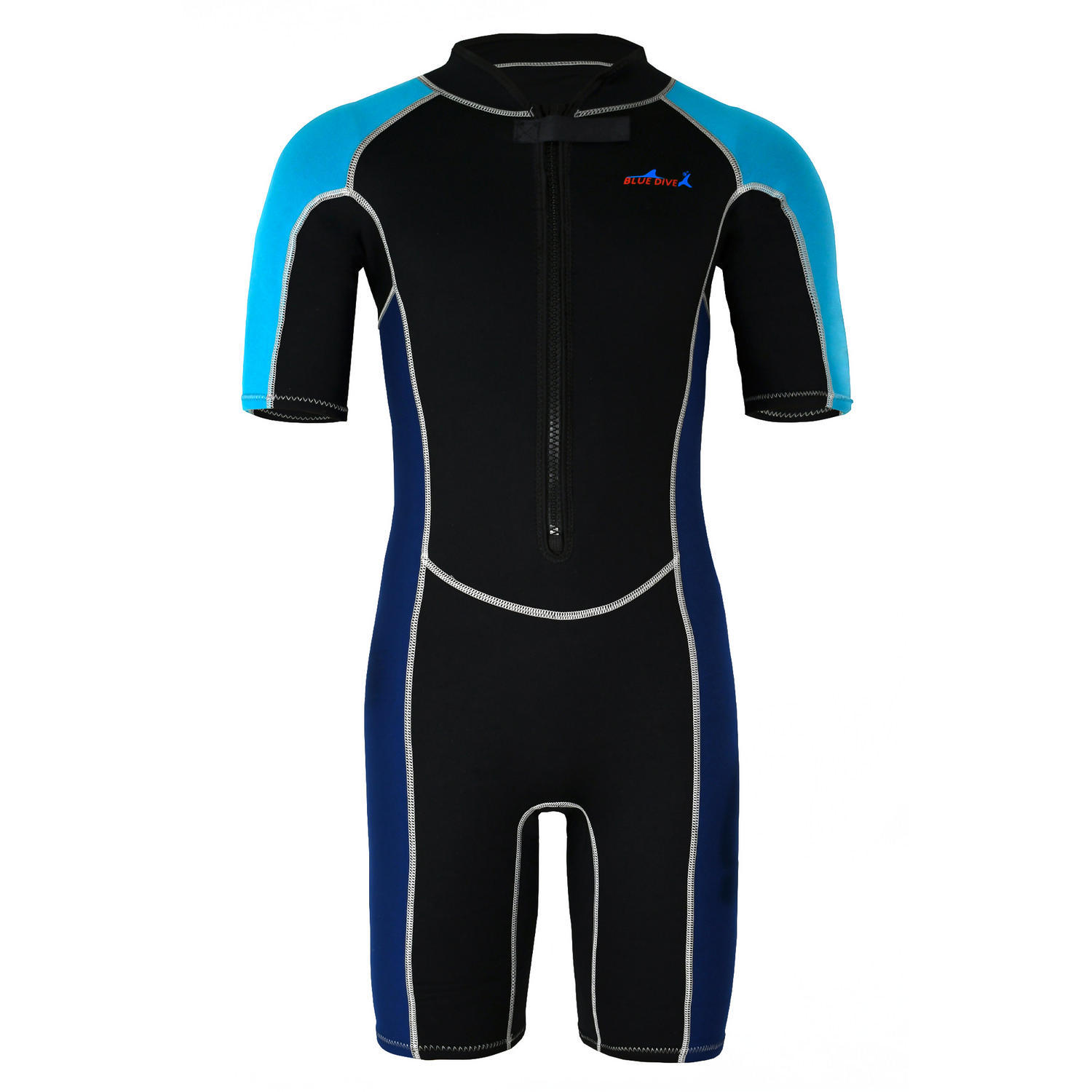 Picture of Swimwear men's and women's one-piece short-sleeved snorkeling sunscreen swimsuit jellyfish diving suit 2MM winter warm cold proof swimsuit