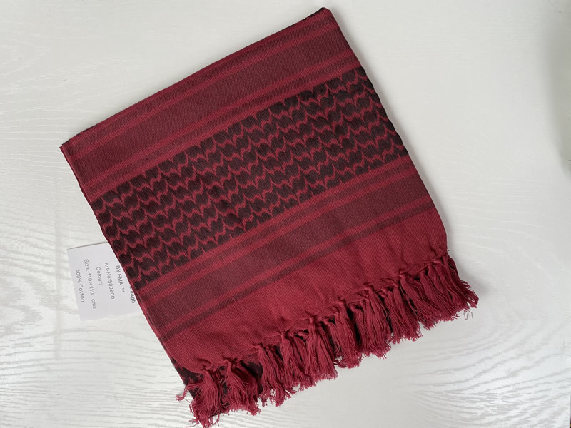 Picture of Eagle Red Arabian Square Scarf Isolation Protective Mask Scarf