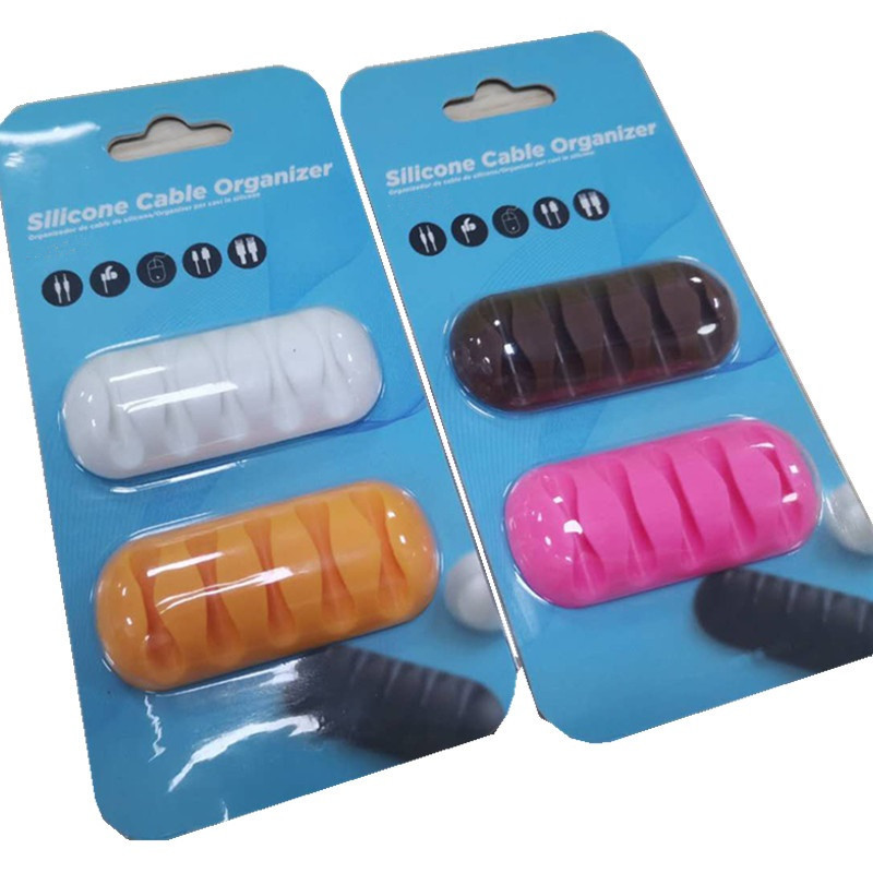 Picture of Desktop data cable organizer cable fixer one hole two holes three holes five holes suit